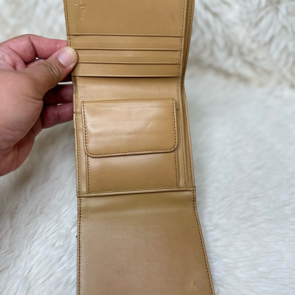 Christian Dior Trotter Canvas Leather Trifold Wallet - Picture 8 of 8